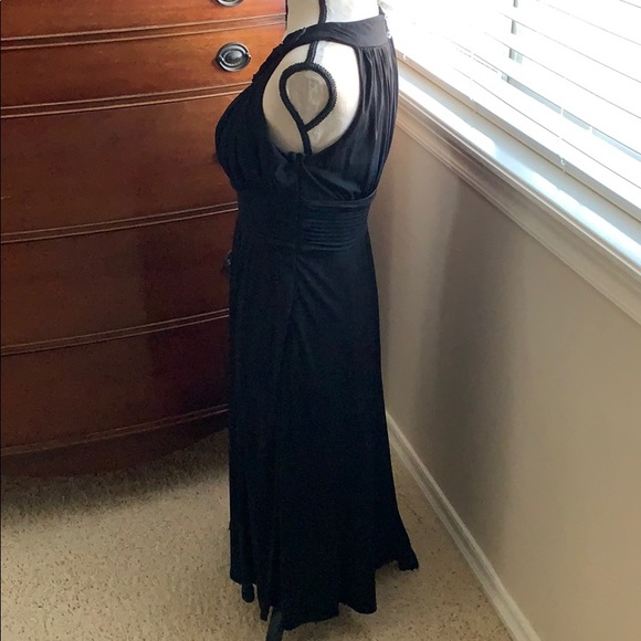 SZ 8 Sangria Black Cocktail Dress - Picture 2 of 8